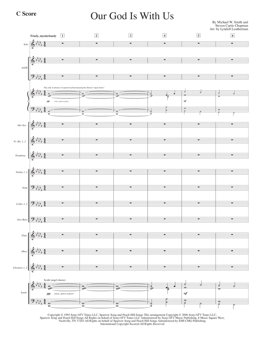 Our God Is With Us (arr. Lyndell Leatherman)