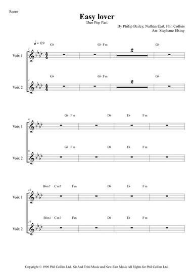 Easy Lover (arr. Stephane ELSINY)