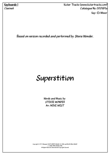 Superstition (arr. Michael Storeton-West)