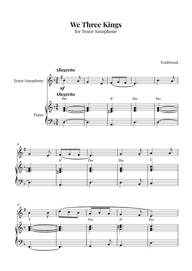 We Three Kings (arr. GDJ)