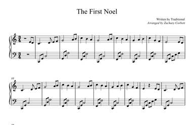 The First Noel (arr. Zachary Corbett)