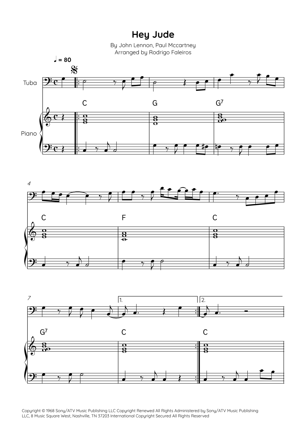 Hey Jude (arr. Rodrigo Faleiros)