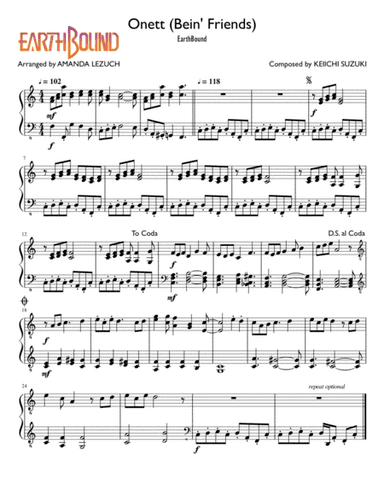 Onett (bein Friends) (arr. Amanda Lezuch)