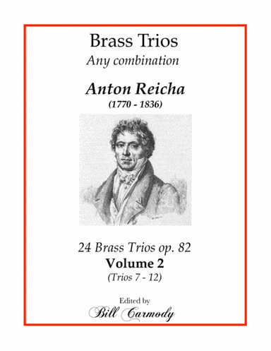 Reicha 24 Trios Vol 2 (trios 7 - 12) (arr. Bill Carmody)