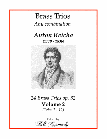 Reicha 24 Trios Vol 2 (trios 7 - 12) (arr. Bill Carmody)
