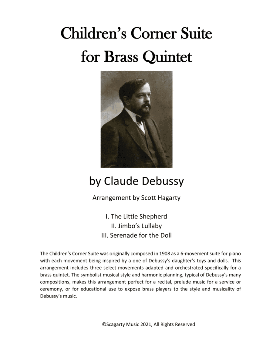 Children's Corner Suite by Claude Debussy (Brass Quintet) (arr. Scott Hagarty)