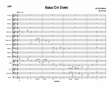 Kansas City Stomps - Score (arr. Michael Coury)