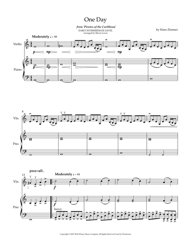 One Day (arr. Sherry Lewis)
