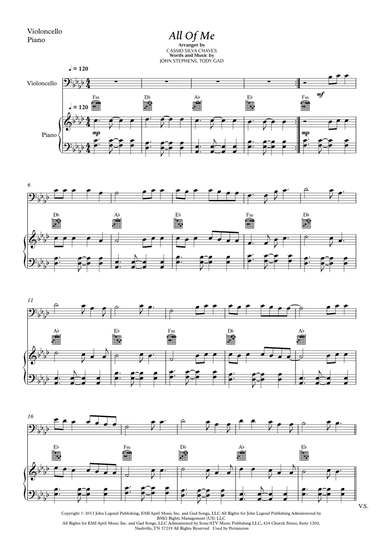 All Of Me (arr. Cássio Silva Chaves)