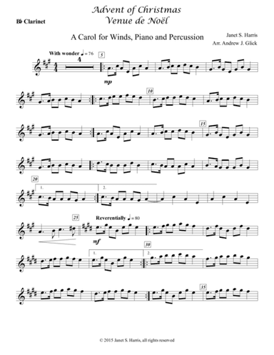 Advent of Christmas (Clarinet)