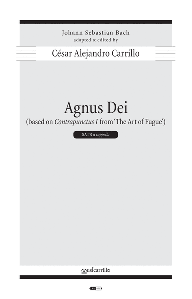 Agnus Dei (arr. Cesar Alejandro Carrillo)