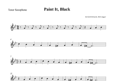 Paint It, Black (arr. Wesley S. SIlva)