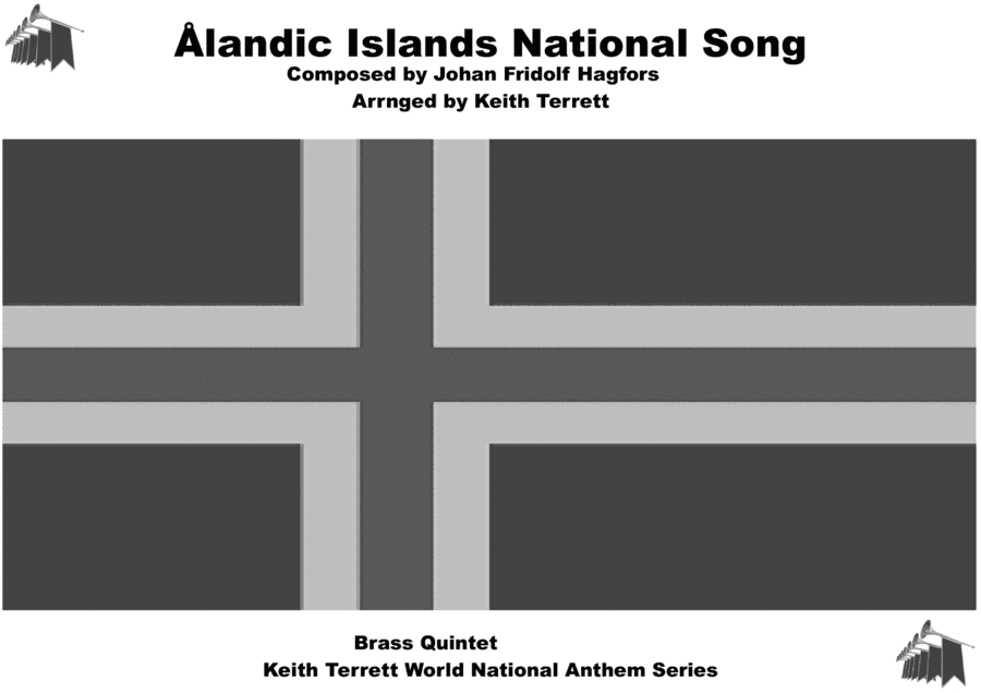 Åland Islands National Song (Song of the Ålander - Ålänningens sång)  for Brass Quintet (arr. Music for all Occasions)