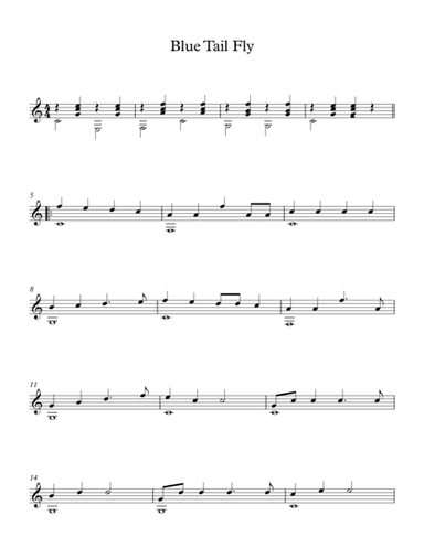 Blue Tail Fly - American Traditional song (arr. Milan Mitic)