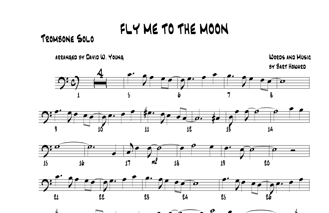 Fly Me To The Moon (in Other Words) (arr. David W. Young)