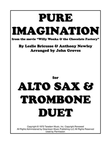 Pure Imagination (arr. John Groves)