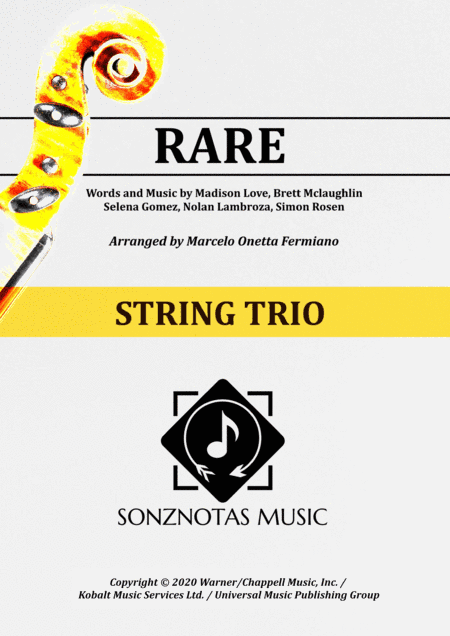 Rare (arr. Marcelo Onetta Fermiano)