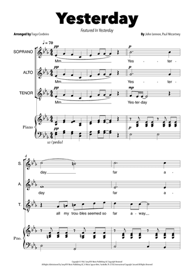 Yesterday (arr. Tiago Cordeiro)