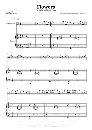 Flowers (arr. Daniel Nakamura)