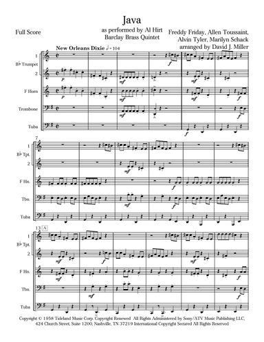 Java (arr. David J. Miller)