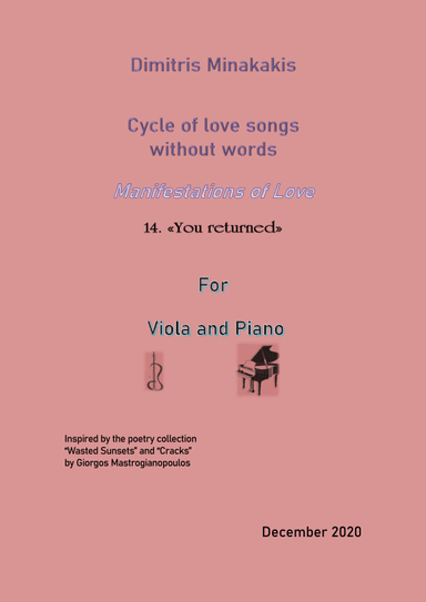 Manifestations of love.14."You returned"