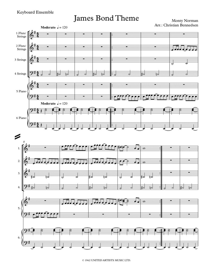 James Bond Theme (arr. Christian Bennedsen)