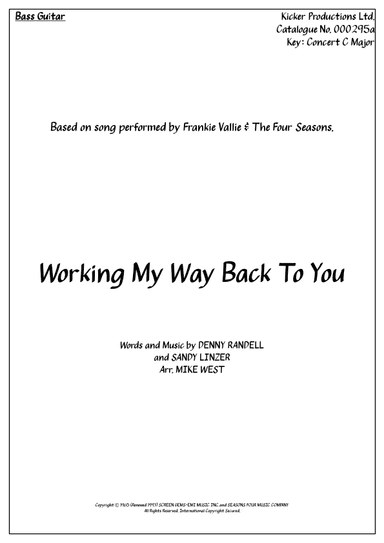 Workin' My Way Back To You (arr. Michael Storeton-West)