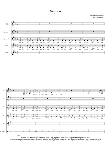 Guiltless (arr. Rob Dietz)