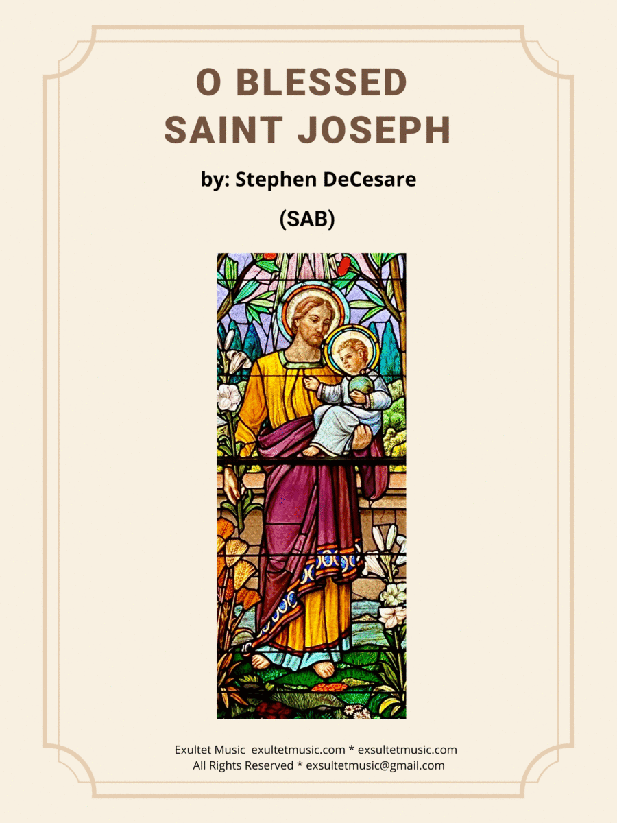 O Blessed Saint Joseph (SAB)