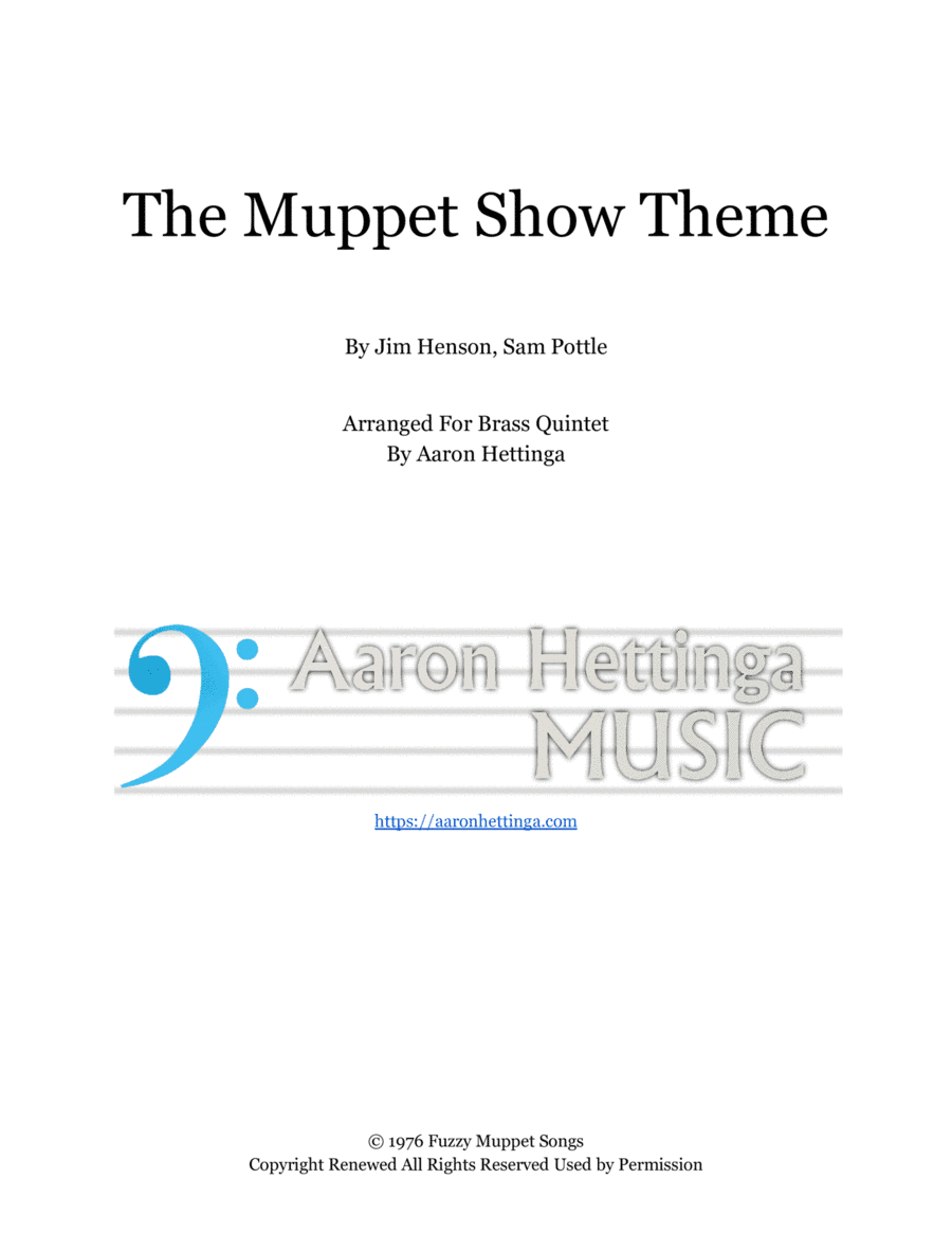 The Muppet Show Theme (arr. Aaron Hettinga)