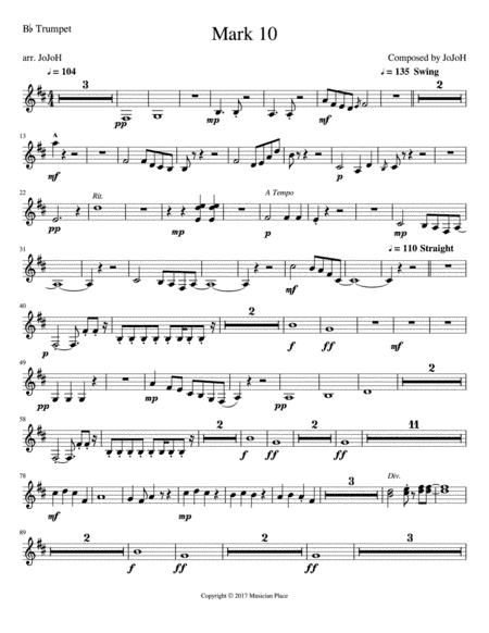 Mark 10 - Bb Trumpet