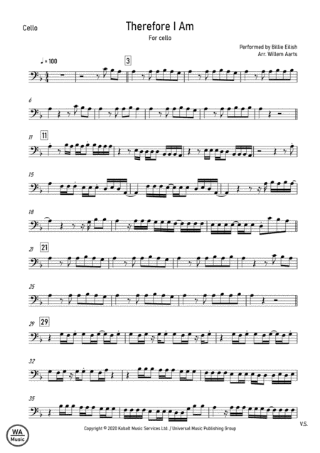 Therefore I Am (arr. Willem Aarts)