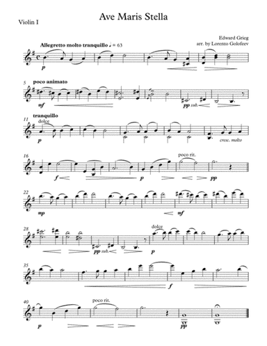 Ave Maris Stella (arr. Lorento Golofeev)