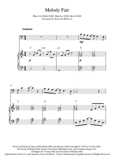 Melody Fair (arr. Kaiserin Rebecca)