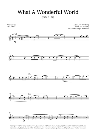 What A Wonderful World (arr. Iury Cardoso)