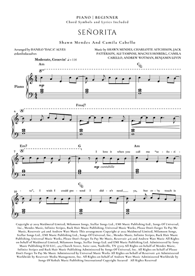 Señorita (arr. Danilo "Daca" Alves)