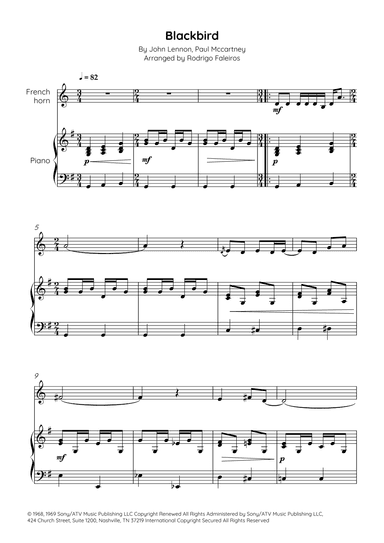 Blackbird (arr. Rodrigo Faleiros)
