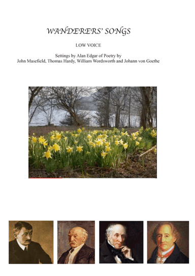WANDERERS' SONGS Four Settings for low voice (also available for high voice), oboe or violin and bas