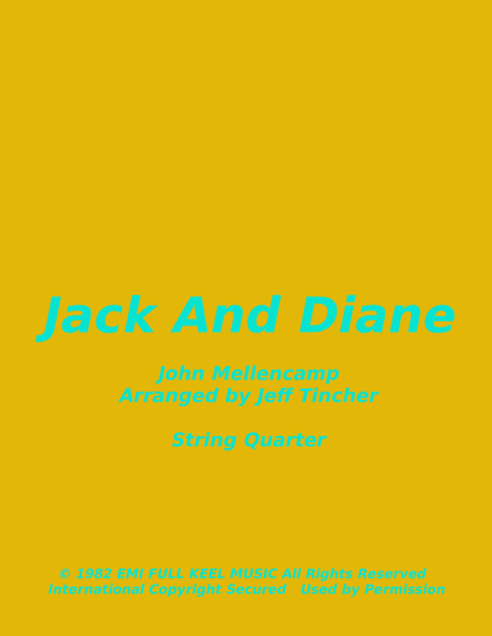 Jack And Diane (arr. Jeff Tincher)