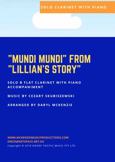 Mundi Mundi (arr. Daryl McKenzie)