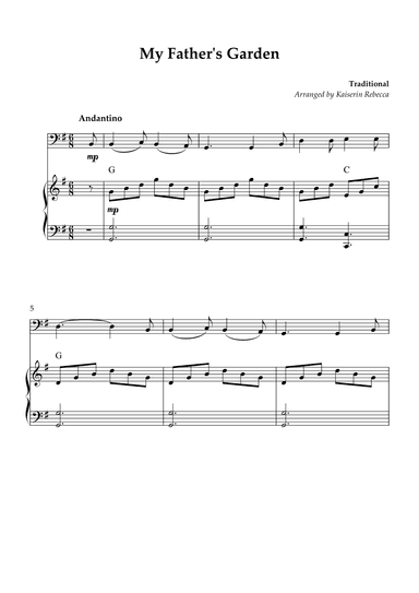 My Father's Garden (arr. Kaiserin Rebecca)