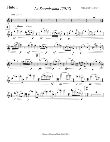 La Serenissima (2013) flute 1