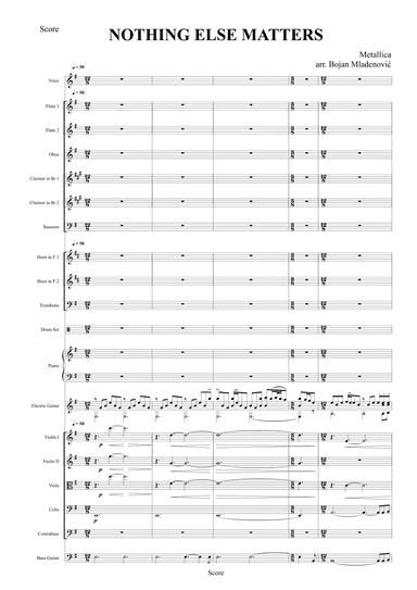 Nothing Else Matters (arr. Bojan Mladenovic)
