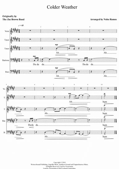 Colder Weather (arr. Noha Ramos)