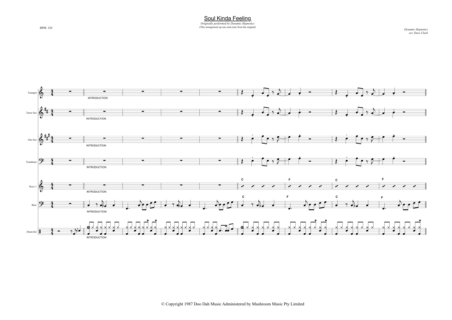 Soul Kind Of Feeling (arr. David E. Clark)