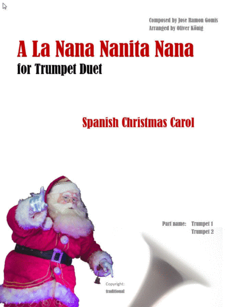 A La Nanita Nana for 2 Trumpets, Spanish Christmas Carol (arr. Oliver König)