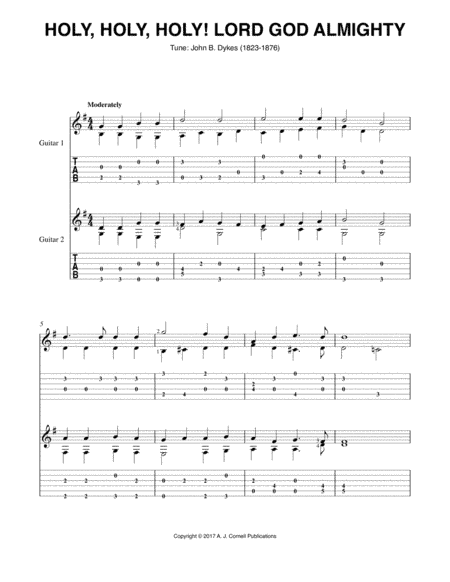 Holy, Holy, Holy! Lord God Almighty (arr. Mark Phillips)