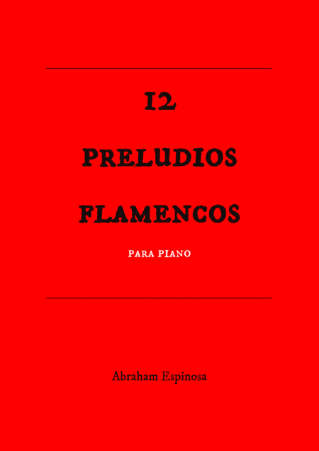 12 preludios flamencos para piano