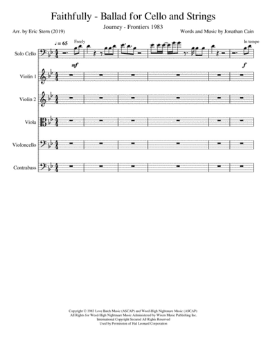 Faithfully (arr. Eric Stern)