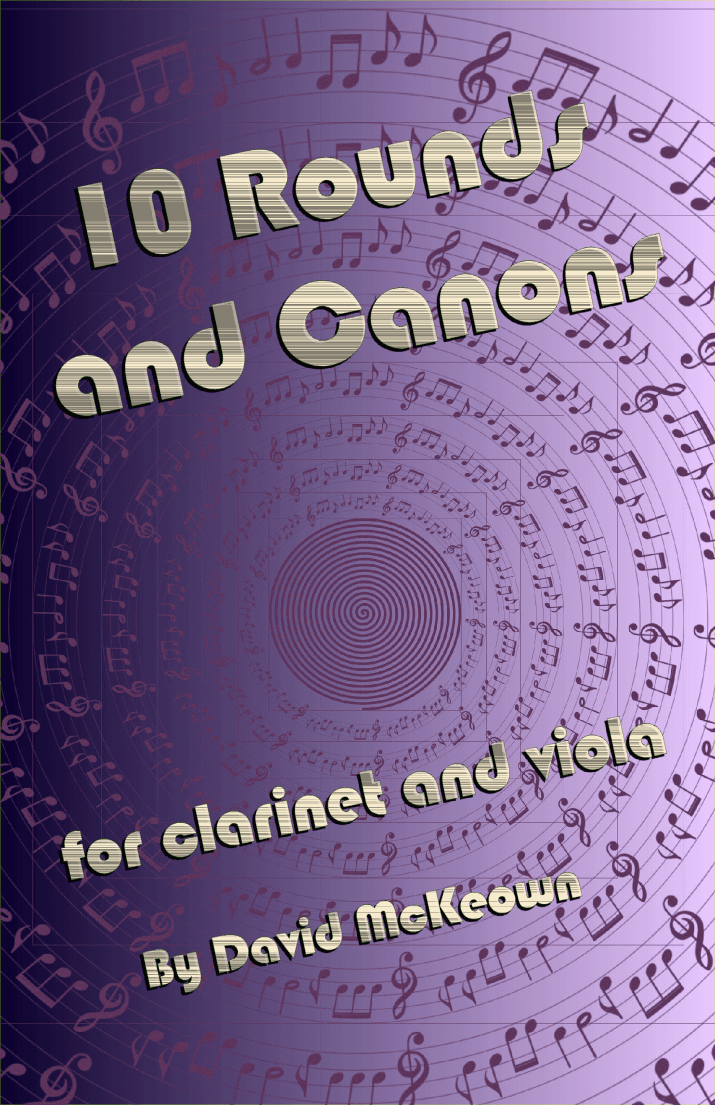10 Rounds and Canons for Clarinet and Viola Duet